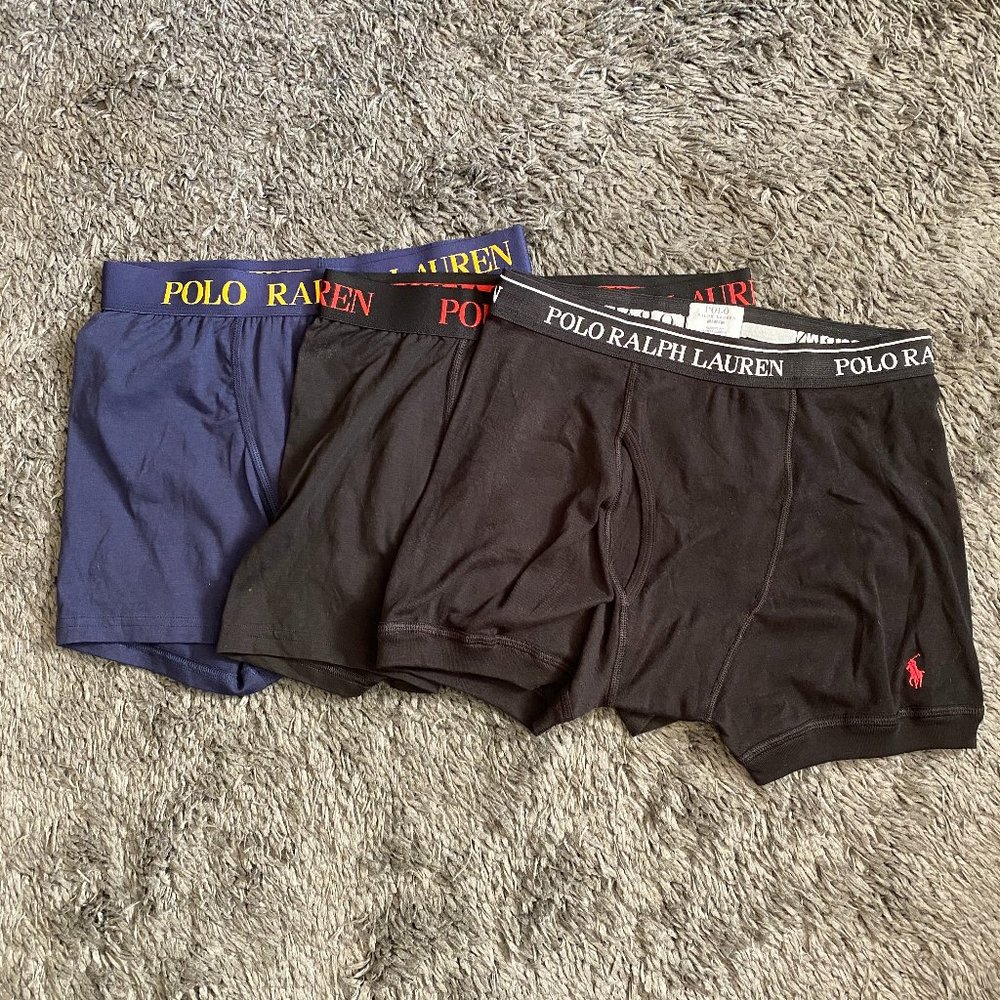 New Men's Polo Ralph Lauren Boxer Briefs, Sz. M
